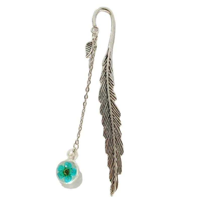 Metal Feather Bookmark School Supplies Book Accessories Page Bookmarks Cute Book Mark Korean Stationery Back To School