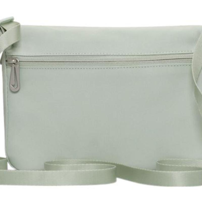 Nike Polyester Shoulder Bag, Crossbody Bag Regular Unisex Mint Green Casual CW9300-017