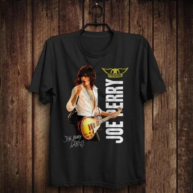 

SALE New Popular Joe Perry 80s Gift For Fans Black All Size TShirt Unisex T-Shirt S