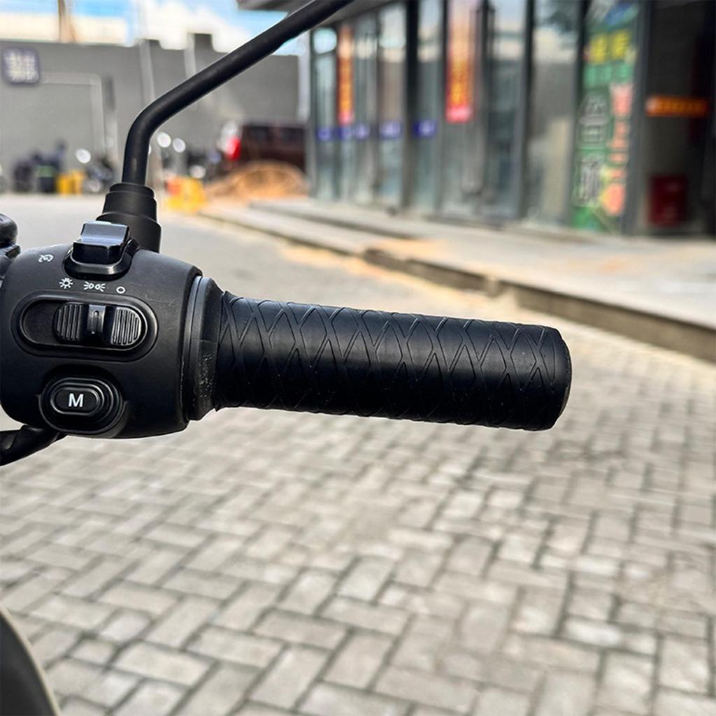 Handle Bar Grips Wrap-Around Covers 2 Pieces Bike Brake Lever Grip Covers For Mountain Road Scooter Biking Commuting Riding