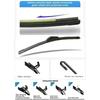 For Changan UNI-T UNIT UNI T 2020 2026 2026 2026 Accessories Car Front Wiper Blades Windshield Windscreen Window Brushes 24"+18"