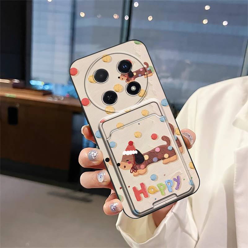 Back Cover Shockproof Phone Case For Huawei Enjoy70 Pro/Nova12i/Nova13i Anti-knock Card Bag Durable Protective Cute TPU