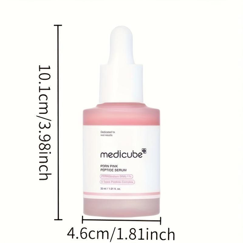 Pink Peptide Collagen Ampoule Serum Anti-Aging Facial Essence for Hydrated Firm Skin