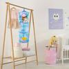3-Tier Hanging Mesh Organizer with Stacking Open Cages - Ideal for Plush Toy, Multi-Purpose Toy Hammock, Cylindrical Storage Net Hammock