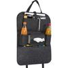 Ayaco Car Seat Back Stuff Organizer Luggage Organizer Organizer Felt Bag Cover Black