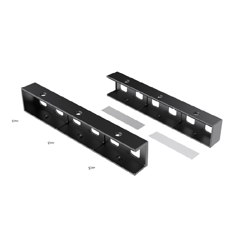 Vertical Laptop Storage Stand With AntiScratch Pad Secure Under Desk Mounting For Office And Home Use Space Efficient