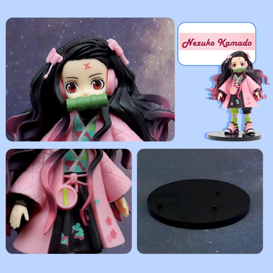 Anime Demon Slayer Figure Nezuko Anime Model Action Figure PVC Collection Toy for Kids Gift