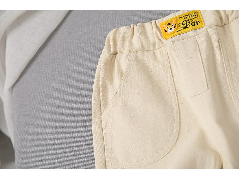 Boys' Spring 2022 Casual Korean Cotton Pants for Small & Medium Children