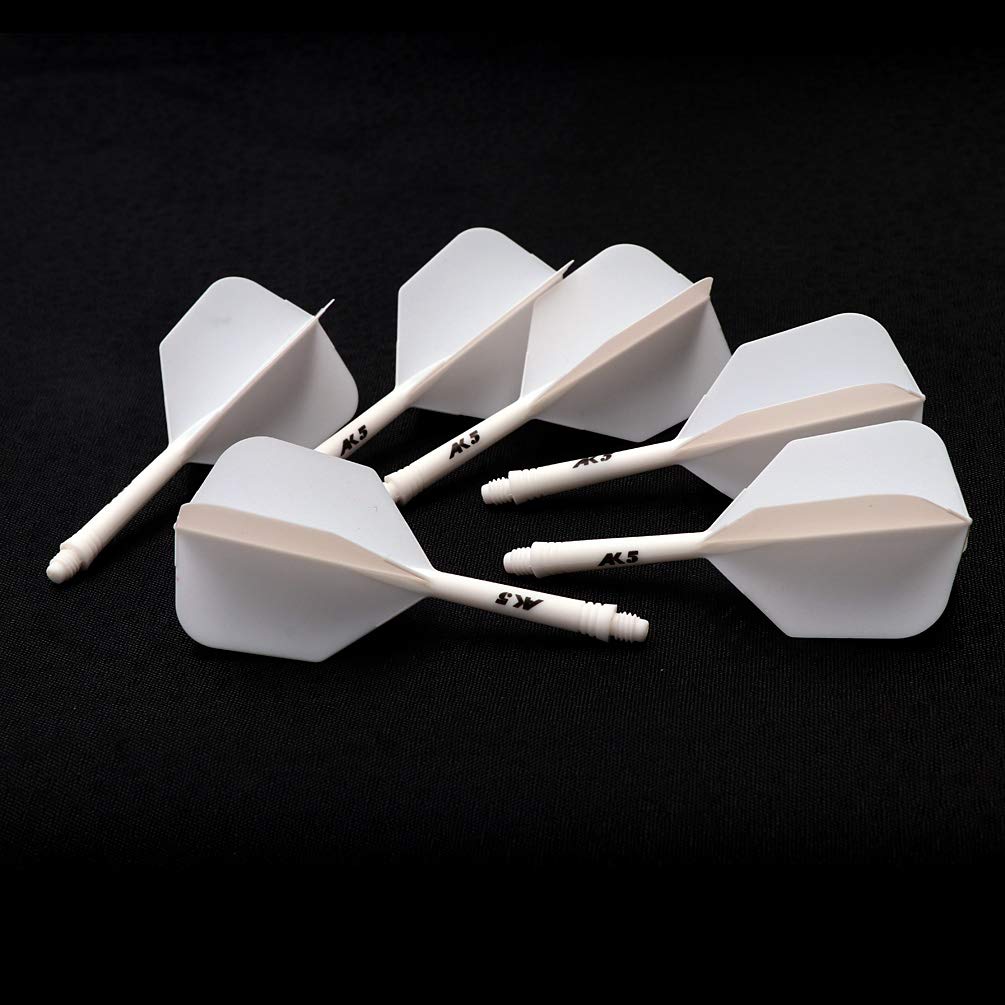 CUESOUL ROST Series Integrated Shaft Flights, Medium, Set of 6 (2CSAK-58YS)