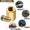 3/8 Inch-24 Threads Brake Hose Connector Hexagon Inverted Flare Fitting Brake Tube Fittings