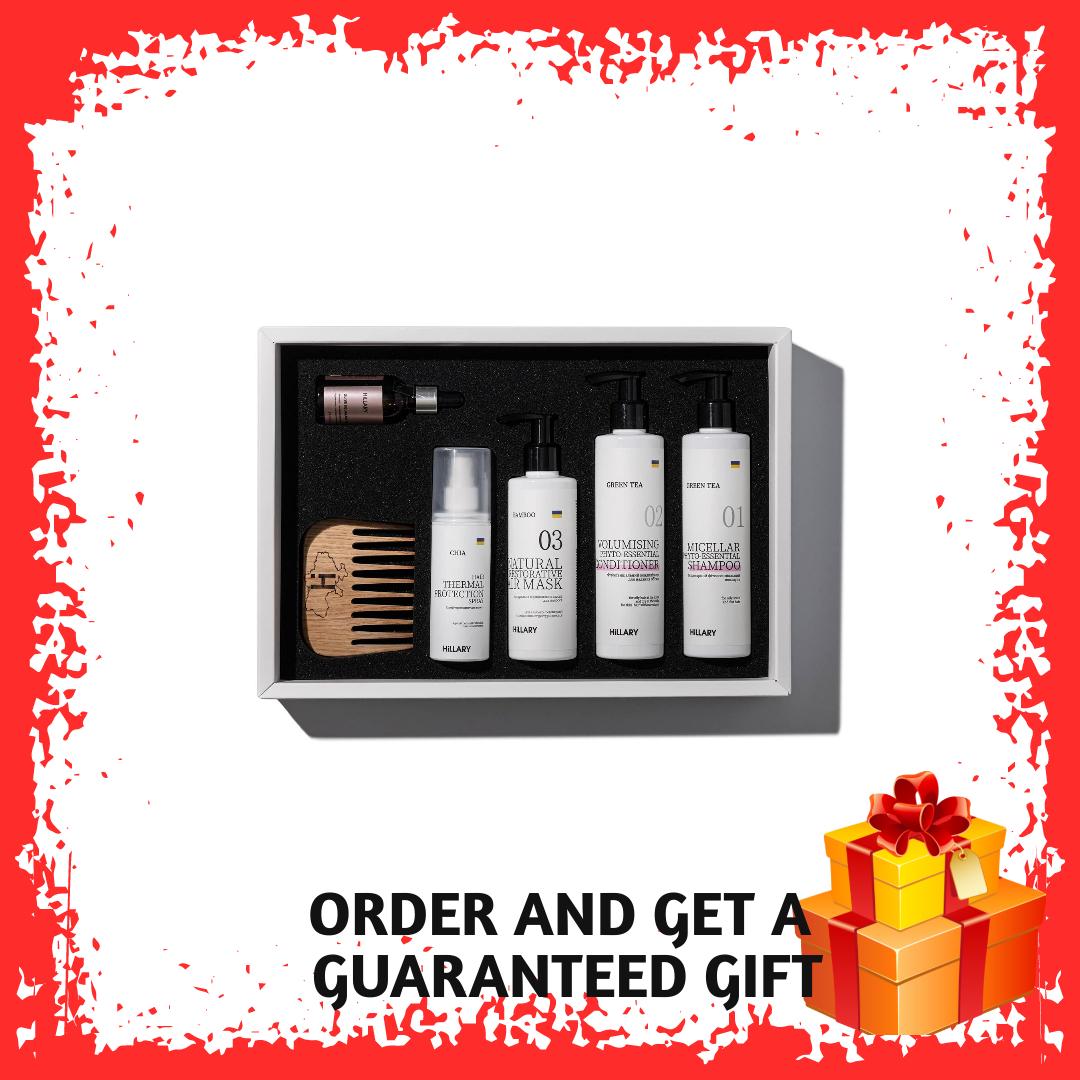 

Набір комплексного догляду за жирним типом волосся Hillary Perfect Green Tea
