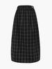 Mellotoli Check H-Line Skirt (2 Colors)