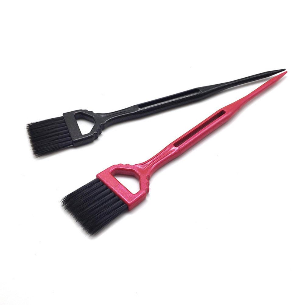 3pcs Dye Brush Rosy For Home Salon Use, Durable Pp Coloring Applicator, Hair Tint Brush, Hairdressing Tool, Hair Care Styling