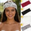 Wide Lace Floral Headbands Korean Mesh Elastic Hair Bands Hollow-Out Lightweight Headwrap  Headwear