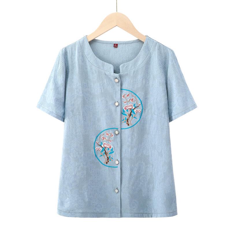 

Women s Pure Cotton Casual Short Sleeve T-Shirt XL