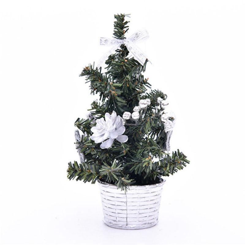 Zubehör Praktischer Weihnachtsbaumschmuck Dekoration Festivaltisch Weihnachten 20cm Künstlich Schreibtisch Mini Miniatur PVC