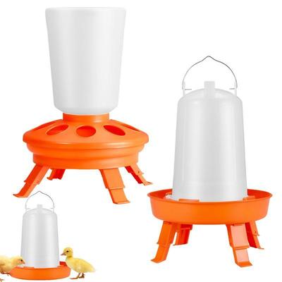 Poultry Automatic Feeding Bucket Chicken Feeder Barrel Water Bucket Geese Quail Drinking Farm Chicken Coop Water Supplies