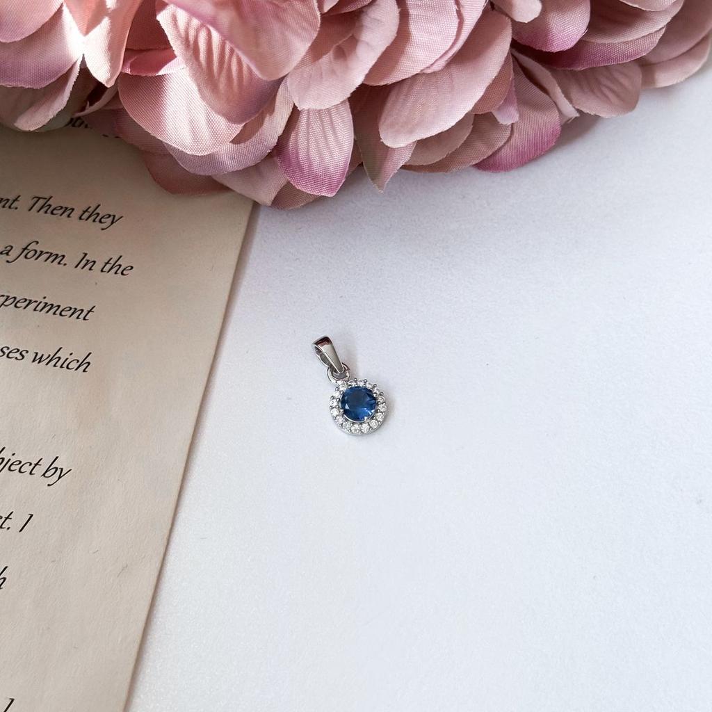 Silver Pendant with Nano Tanzanite 1.587ct (2157267)