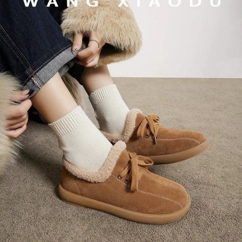 

Туфли на плоской подошве весна/осень из коровьей замши, женская обувь на распродаже 2024 года, модные туфли на шнуровке с перекрестными шнурками, лаконичные туфли на плоской подошве Sapatos Baixos 40 коричневый