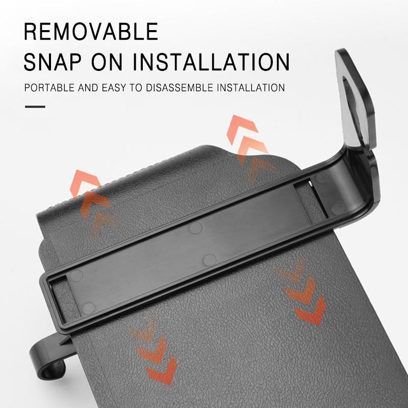 Car Backseat Organizer Storage Box 3 In 1 With Hook Auto Interior Decoration Drink Cup Tissue Phone Holder Travel Accessories