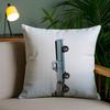 P-Post M-Malone Pillow Case Home Dorm Chair Back Short Plush Double-Sided Printing Office Nap Time Cushion Cover