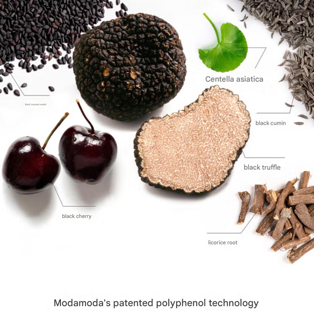 Modamoda Zero Gray Black Shampoo Gray Dye - 7 times/servings possible