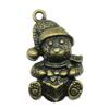 Snowmen Charms Snowflake Pendants For Winter Christmas Themed Jewelry