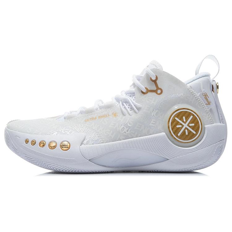 New LiNing Shadow 3 Anti Slip Wear Resistant Low Top Basketball Shoes White ABPS011-1