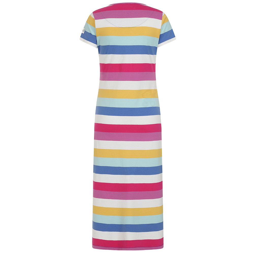 Lazy Jacks Womens/Ladies Cotton Jersey Long Length T-Shirt Dress