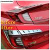2PCS Car Rear Tail Light Lamp Eyelid Eyebrow Strip Cover Trim For Hyundai Sonata DN8  -  ABS Chrome Exterior Accessories