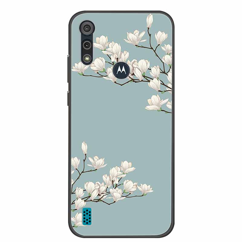 Phone Case for Motorola Moto E6i / E6s 2020 Shockproof Soft Silicone TPU Back Cover for Moto E6s 2020 E 6S 6i Cases Marble Print