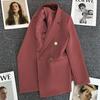 Dark Blue Women's Versatile Small Suit Jacket – New Style for Spring and Autumn 2026