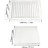 Engine Air Filter & Cabin Air Filter Kit Compatible with Camry 2007-2017 Gas and Venza 2009-2017 Gas, Replaces# 17801-YZZ02, 17801-0H050, 17801-28030