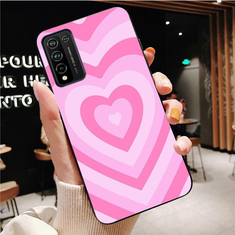 Fashion Latte Love Coffee Heart Phone Case for Huawei Honor 50 10X Lite 20 7A 7C 8X 9X Pro 9A 8A 8S 9S 10i 20S 20lite 7X 10 Lite