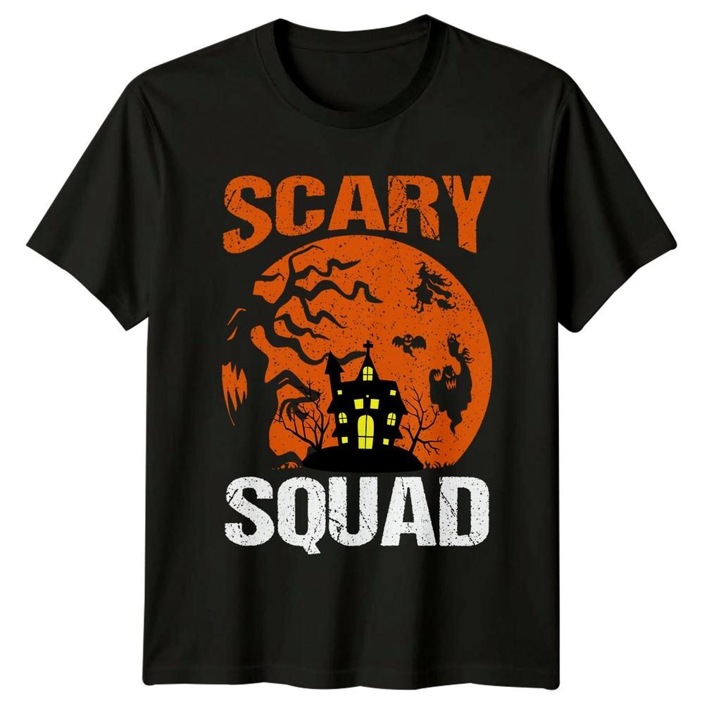 Scary Squad TShirt Spooky Halloween Halloween Gift For Him And Her