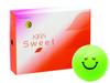 Kasco KIRA SWEET Golf Character 1 Dozen Lime Balls, Design, (12 balls),