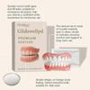 Oralhoe Silicone Denture Set with Beautiful Teeth, Comfortable Smile Material, Denture Care Set
