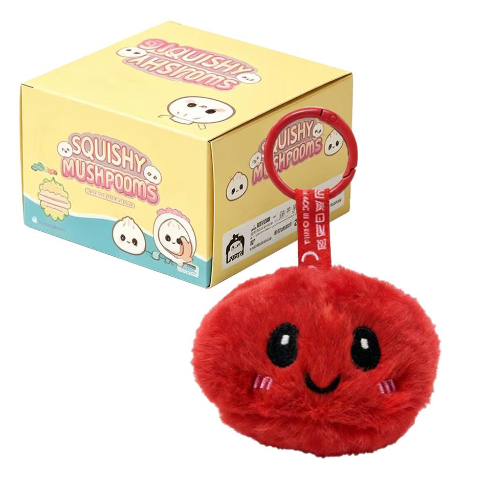 Trendy New Simulation Dumpling Plush Keychain Style Bag Hanging Cute Simulation Backpack Pendant Cartoon Toy Birthday Gift
