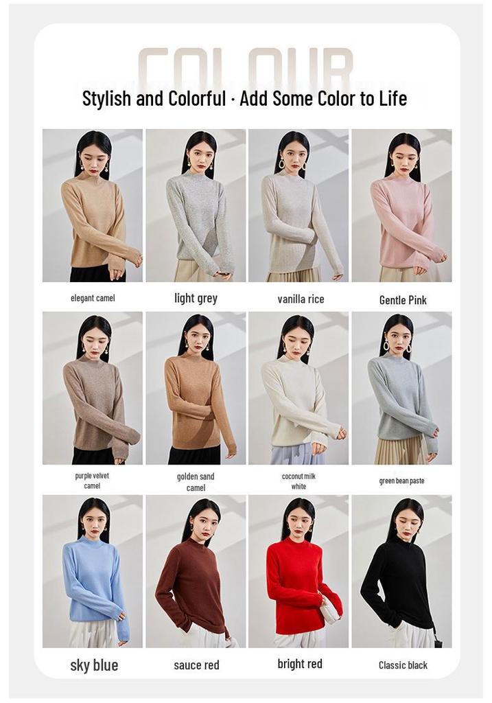 Women's Loose Cashmere Sweater - 2025 Autumn/Winter Fashion, Round Neck, Long Sleeve Knit Pullover.