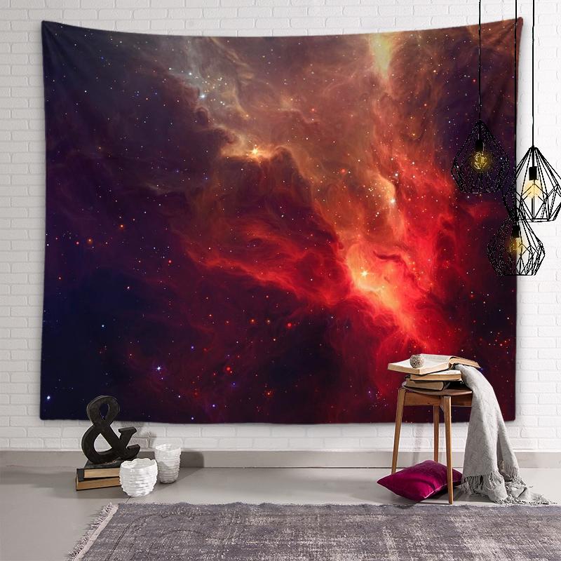 Beautiful Planet Tapestry Galaxy Star Wall Art Decoration Tapestry Dormitory Room Aesthetics Living Room Bedroom Home Decor