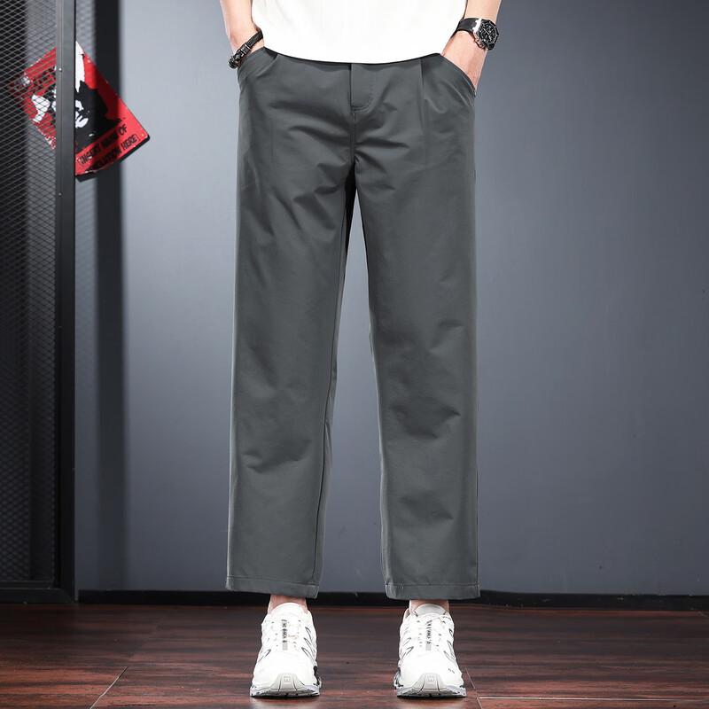 Men s Quick-Dry Straight-Leg Casual Pants 3XL