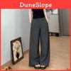 Slim Fit Wool Blend Trousers With Irregular Pattern For Womens Spring Collection