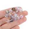 20/50/100pcs 4/6/8mm Colored Transparent Glass Beads Spacer Beads for DIY Earring Necklace Phone Chain Jewelry Making Findings