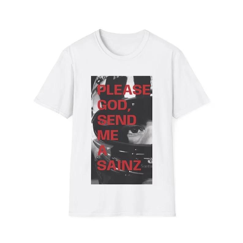 Carlos Sainz Jr Supporter Tee, Formula 1 Racing Fan Shirt, M
