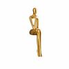Resin Seated Human Figurine Minimalist for Art Lovers