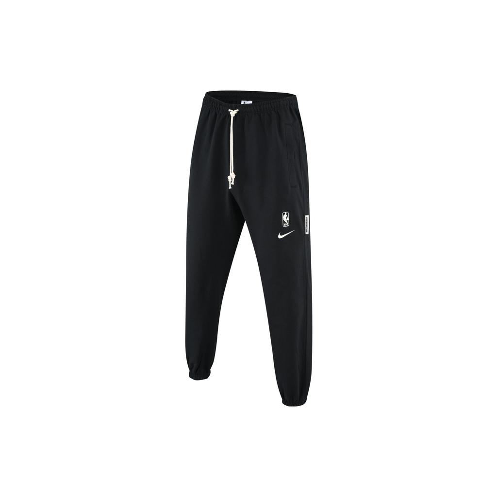 Nike Contrast Logo Print Drawstring Knit Joggers Men Bottoms Black DR2169-010