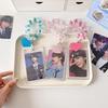 Acryl Fotorahmen Transparenter Fotokartenhalter Kpop Ordner Fotokarten Karten-Display-Ständer Kartenverpackungsmaterialien mit Anhänger