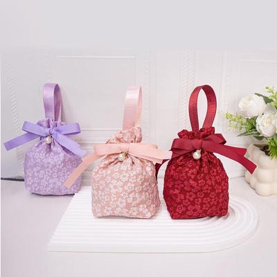 Sac à Main Poignet Bonbons Mariage Chinois - Sac Cadeau Élégant pour les Invités