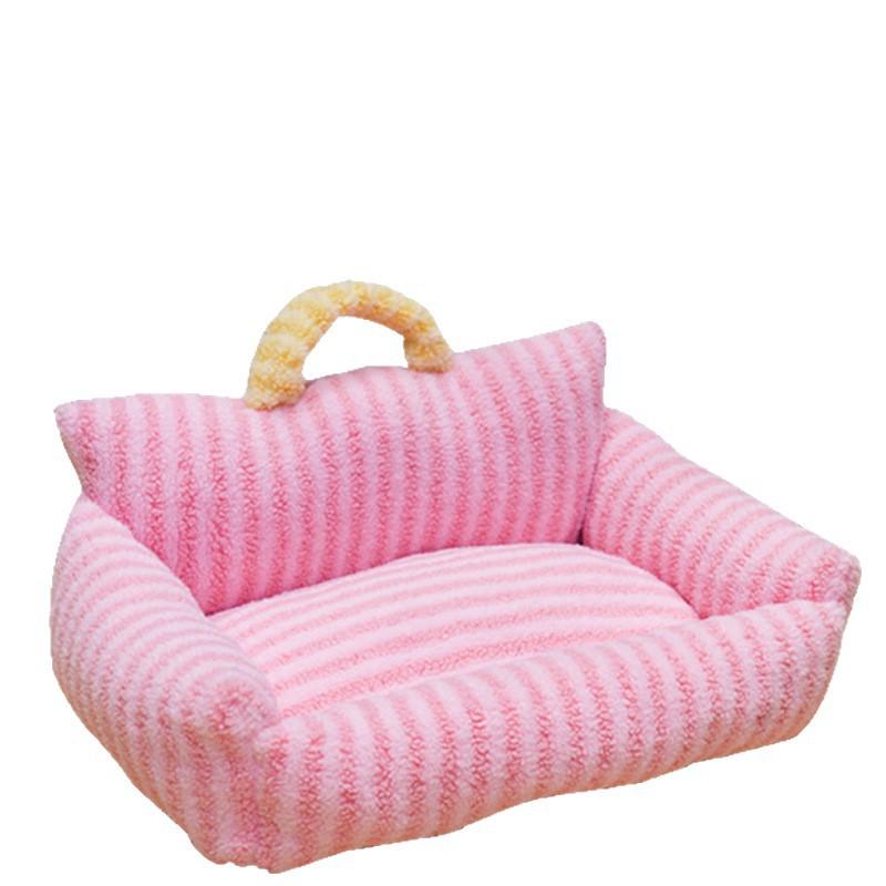 Plush Pet Sofa: Warm, All-Season Bed for Cats and Dogs