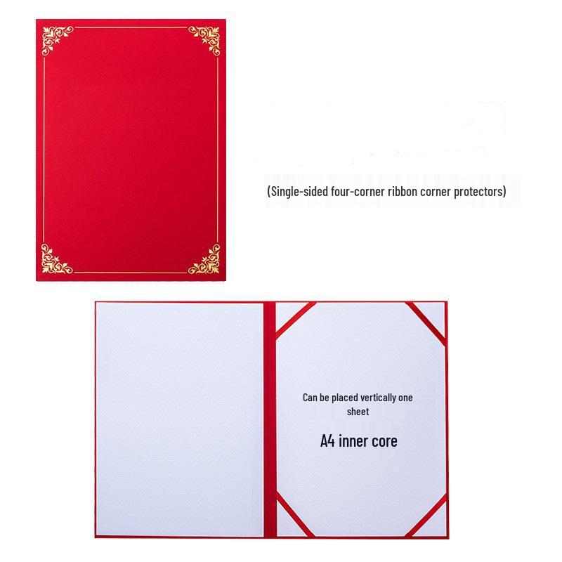Cross-border Pearlescent Hardcover Blank Award Certificate Cover - High-grade Protective Customizable Shell